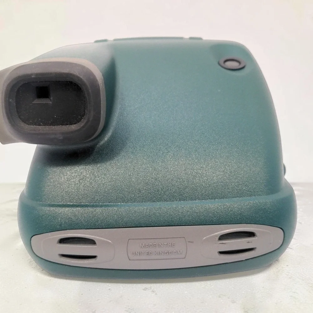 VTG Polaroid OneStep Express Instant Film Camera Green Gray 600 Flash 90s Works
